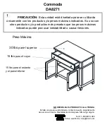 Preview for 11 page of Dorel Living 0-65857-18825-7 Assembly Instructions Manual