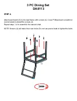 Preview for 8 page of Dorel Living 0-65857-18831-8 Instruction Booklet