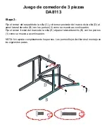 Preview for 21 page of Dorel Living 0-65857-18831-8 Instruction Booklet