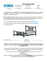 Preview for 1 page of Dorel Living 0-65857-19315-2 Instruction Booklet