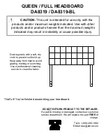 Preview for 8 page of Dorel Living 0-65857-19423-4 Manual