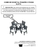 Preview for 22 page of Dorel Living 0-65857-19847-8 Instruction Booklet