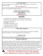 Preview for 2 page of Dorel Living ACCENT DL7201-GR Instruction Manual