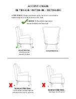 Preview for 5 page of Dorel Living ACCENT DL7201-GR Instruction Manual