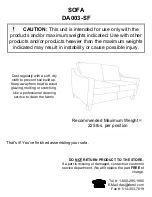 Preview for 10 page of Dorel Living DA003-SF Assembly Instructions Manual