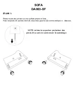 Preview for 26 page of Dorel Living DA003-SF Assembly Instructions Manual