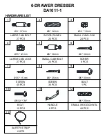 Preview for 3 page of Dorel Living DA1011-1 Instruction Booklet