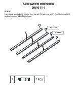 Preview for 6 page of Dorel Living DA1011-1 Instruction Booklet