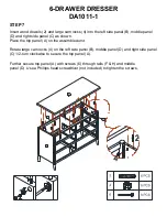 Preview for 12 page of Dorel Living DA1011-1 Instruction Booklet