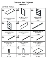 Preview for 23 page of Dorel Living DA1011-1 Instruction Booklet