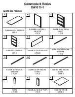 Preview for 42 page of Dorel Living DA1011-1 Instruction Booklet