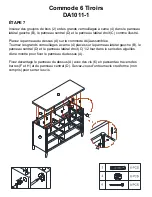 Preview for 50 page of Dorel Living DA1011-1 Instruction Booklet