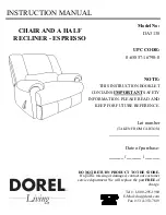 Dorel Living DA3138 Instruction Manual preview