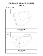 Предварительный просмотр 3 страницы Dorel Living DA3138 Instruction Manual