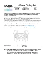 Preview for 1 page of Dorel Living DA7104B Manual