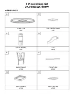 Preview for 4 page of Dorel Living DA7104B Manual