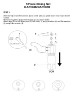 Preview for 5 page of Dorel Living DA7104B Manual