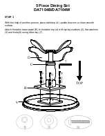 Preview for 7 page of Dorel Living DA7104B Manual