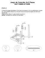 Preview for 22 page of Dorel Living DA7104B Manual