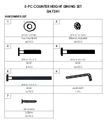 Preview for 3 page of Dorel Living DA7241 Instruction Booklet