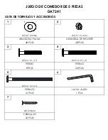 Preview for 11 page of Dorel Living DA7241 Instruction Booklet