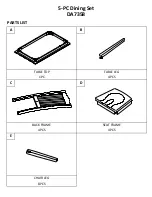 Preview for 4 page of Dorel Living DA7358 Instruction Booklet