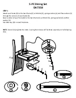 Preview for 5 page of Dorel Living DA7358 Instruction Booklet