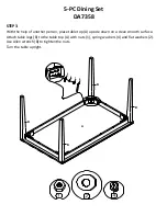 Preview for 7 page of Dorel Living DA7358 Instruction Booklet