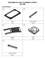 Preview for 22 page of Dorel Living DA7358 Instruction Booklet