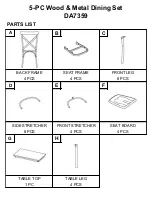 Preview for 4 page of Dorel Living DA7359 Instruction Booklet