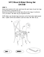 Preview for 7 page of Dorel Living DA7359 Instruction Booklet