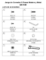 Preview for 14 page of Dorel Living DA7359 Instruction Booklet