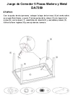 Preview for 20 page of Dorel Living DA7359 Instruction Booklet