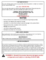 Preview for 2 page of Dorel Living DA7476-LS Assembly Instructions Manual