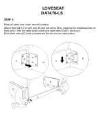 Preview for 4 page of Dorel Living DA7476-LS Assembly Instructions Manual