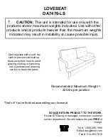 Preview for 11 page of Dorel Living DA7476-LS Assembly Instructions Manual