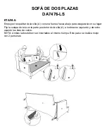 Preview for 21 page of Dorel Living DA7476-LS Assembly Instructions Manual