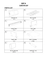 Preview for 3 page of Dorel Living DA7476-SF Instruction Booklet