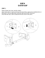 Preview for 4 page of Dorel Living DA7476-SF Instruction Booklet