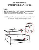 Preview for 9 page of Dorel Living DA7814SF-BG Manual