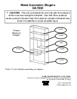 Preview for 18 page of Dorel Living DA7830 Assembly Instructions Manual