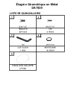 Preview for 43 page of Dorel Living DA7830 Assembly Instructions Manual