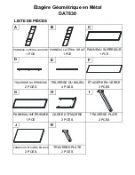 Preview for 44 page of Dorel Living DA7830 Assembly Instructions Manual