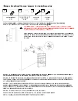 Preview for 60 page of Dorel Living DA7830 Assembly Instructions Manual