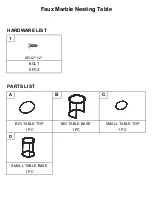 Предварительный просмотр 3 страницы Dorel Living DA7837 Manual