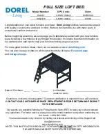 Preview for 1 page of Dorel Living DA8237 Assembly Instructions Manual