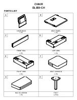 Предварительный просмотр 3 страницы Dorel Living DL059-CH Assembly