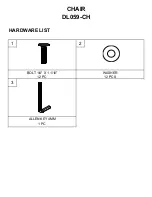 Предварительный просмотр 4 страницы Dorel Living DL059-CH Assembly