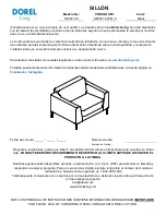 Предварительный просмотр 11 страницы Dorel Living DL059-CH Assembly