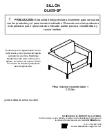 Предварительный просмотр 20 страницы Dorel Living DL059-CH Assembly